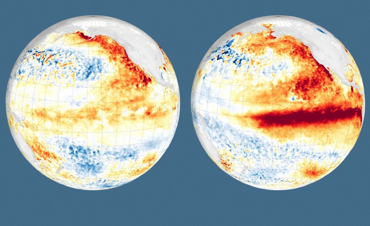 NOAA повысило вероятность рекордного Эль-Ниньо до 69%