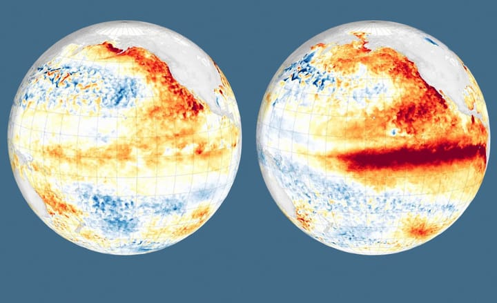 NOAA повысило вероятность рекордного Эль-Ниньо до 69%