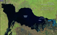 Шардаринское водохранилище 2025-2026