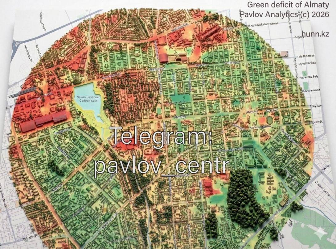 Almaty green deficit (c) Pavlov Analytics